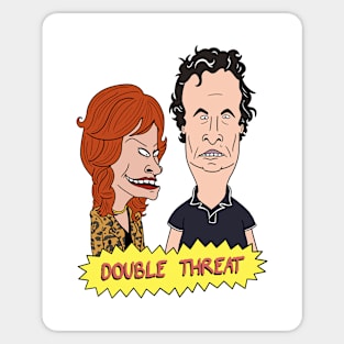 Julie Beavis & Tom Butthead Sticker